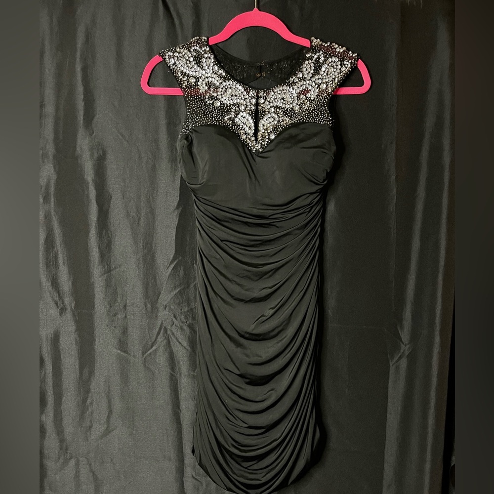 Short Black Evening Dress‎ Alyce Paris Size 2